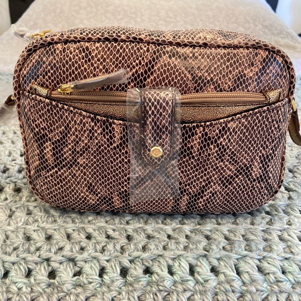 G.I.L.I. blush snake crossbody